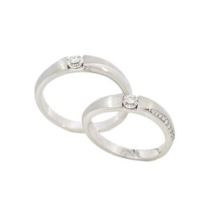 Diamond Wedding Rings - 20025798-20025797